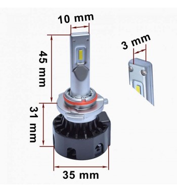 Комплект светодиодных ламп Prime-X K HB3/HB4 (6000K)