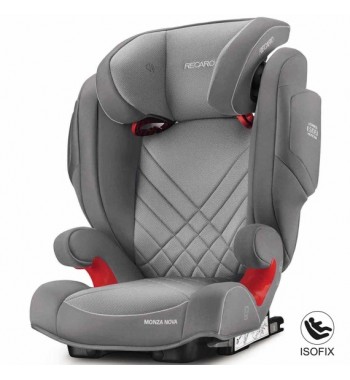 Автокресло RECARO Monza Nova 2 Seatfix Aluminium Grey Автокресло RECARO Monza Nova 2 Seatfix Aluminium Grey