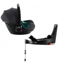 Автокресло BRITAX-ROMER BABY-SAFE iSENSE Midnight Grey с платформой FLEX BASE iSENSE