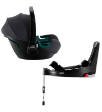 Автокресло BRITAX-ROMER BABY-SAFE3 i-SIZE Midnight Grey с платформой FLEX BASE