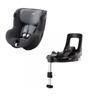 Автокресло BRITAX-ROMER DUALFIX iSENSE Midnight Grey с платформой FLEX BASE Автокресло BRITAX-ROMER DUALFIX iSENSE Midnight Grey с платформой FLEX BASE