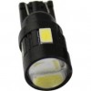 Противотуманка T10-6 с линзой (black) "Vizant"