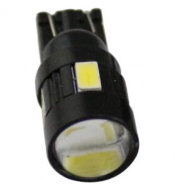 Противотуманка T10-6 с линзой (black) "Vizant"